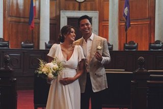 Rachel Peters, Migz Villafuerte tie the knot in civil ceremony