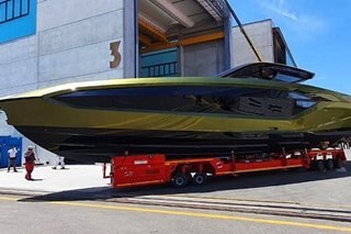 LOOK: McGregor unveils his new toy, a $3.4-M Lamborghini yacht