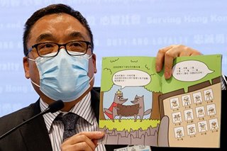 Children's tales of sheep and wolves incite sedition, HK police say