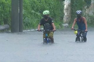 Ilang kalsada sa QC lubog sa baha