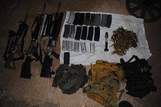 Mga high-powered na armas nasabat sa Tawi-Tawi
