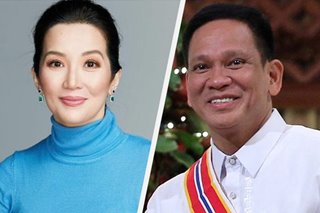 Is ex-DILG Sec. Mel Sarmiento the mystery man in Kris Aquino's post?