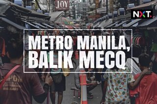 Metro Manila, balik sa MECQ 
