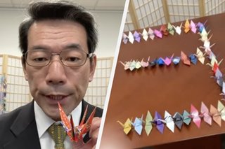 Paper view: Japanese diplomat has origami Instagram