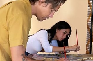 LOOK: Heart Evangelista, Brandon Boyd paint together