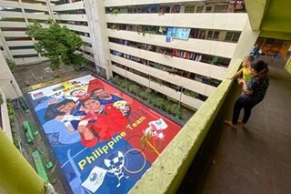 Tenement mural pays tribute to PH Olympic medalists