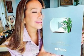 Korina Sanchez gets YouTube's Silver Play Button