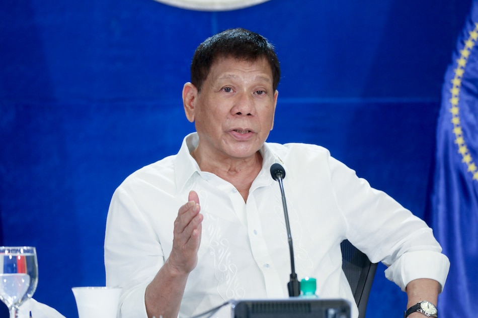 President Rodrigo Duterte  Presidential Photo/File