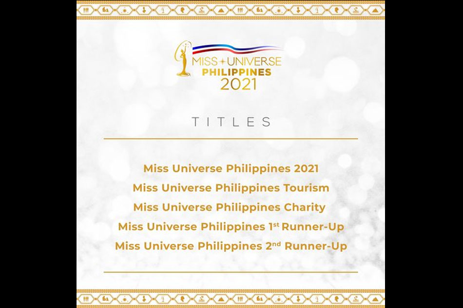 New Miss Universe Ph Titles Focus On Tourism Charity Abs Cbn News