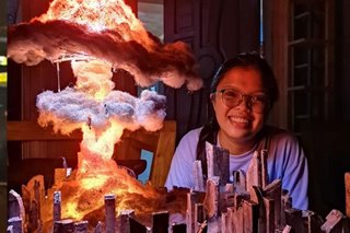 TINGNAN: Atomic explosion diorama ng estudyante sa North Cotabato