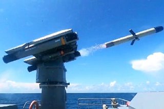 LOOK: PH Navy tests surface-to-surface Spike ER missile