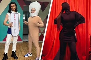 LOOK: COVID-19 test kit and other celebrity costumes