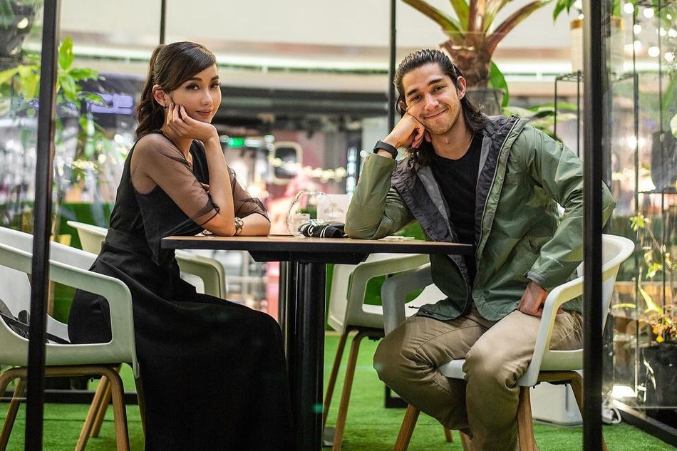 Alodia Gosiengfiao and Wil Dasovich in a photo posted in Dasovich's Instagram page in March.