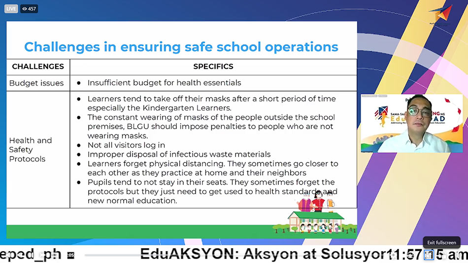 Screengrab from DepEd livestream.