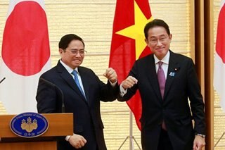 Japan, Vietnam vow to promote free, open Indo-Pacific