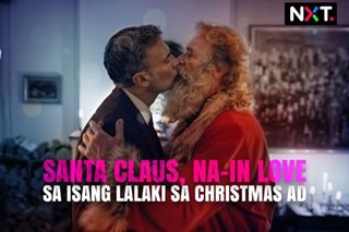 Santa Claus, na-in love sa isang lalaki sa Christmas ad