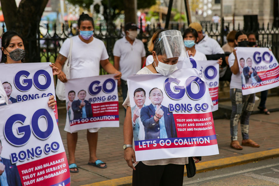 Supporters urge Bong Go to continue presidential bid