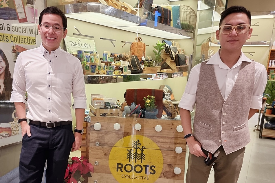 Roots Collective co-founders Dexter Yu (left) and Aloy Chua. ABS-CBN News