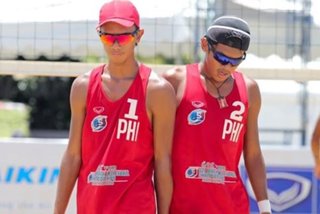 Pinoys put up fight vs Thais in U19 world beach volley 