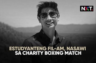 Estudyanteng Fil-Am, nasawi sa charity boxing match 