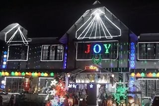 'Christmas house' sa Baguio City kinagigiliwan