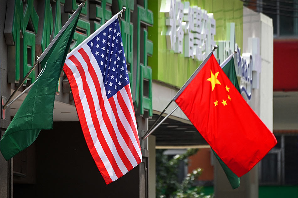 US and China flag AFP/file