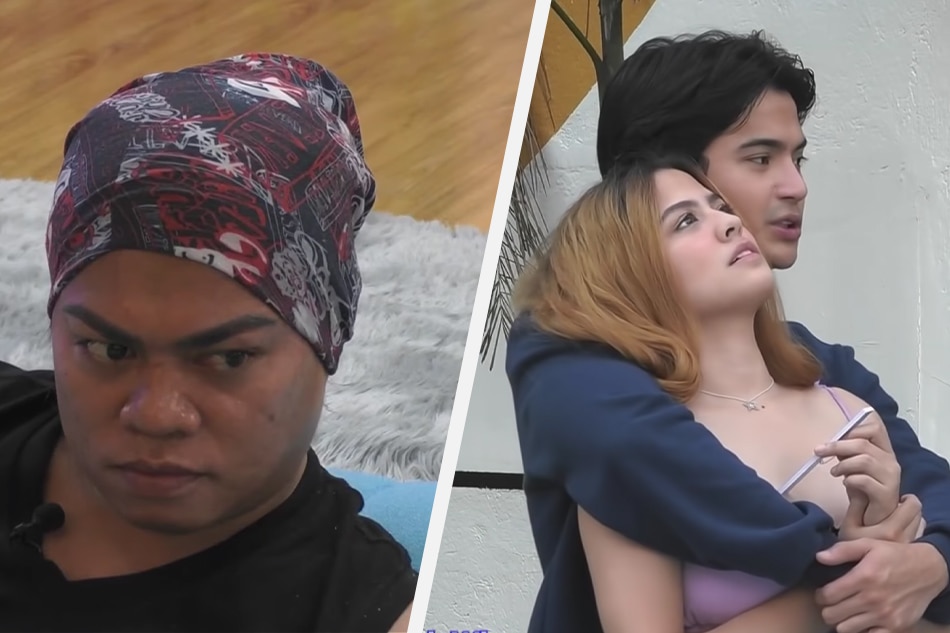 Brenda Mage looks on as Alexa Ilaca and Eian Rances slow-dance, in the December 13 episode of ‘Pinoy Big Brother.’ ABS-CBN