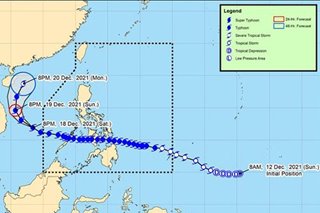 Signal No. 2 up in Kalayaan Islands 