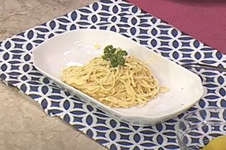 Celebrity recipe: Janine Gutierrez's lemon pasta
