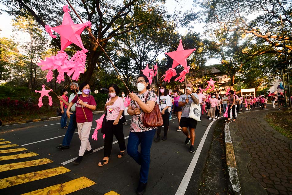 'People's Lantern Parade' in UP Diliman
