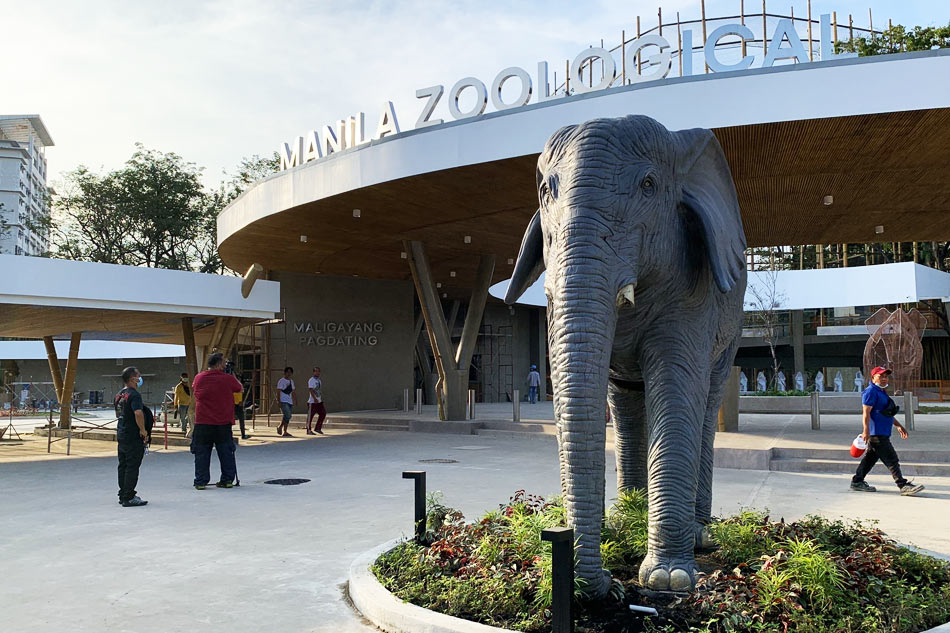 Newly renovated Manila Zoo. Photo taken in December 2021. ABS-CBN News/File