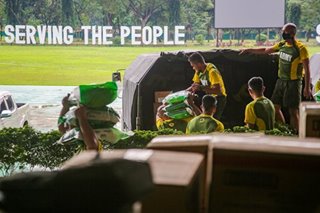 Philippine Army readies relief goods for Odette victims