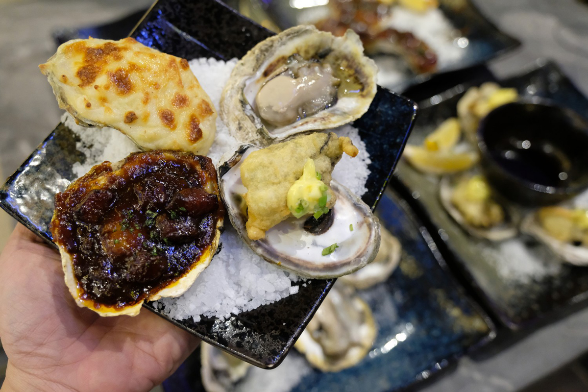 Aklan oysters. Jeeves de Veyra