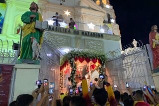 Nazareno thanksgiving procession ends after just a little over an hour