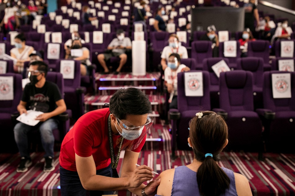 Taguig turns cinemas into vaccination sites