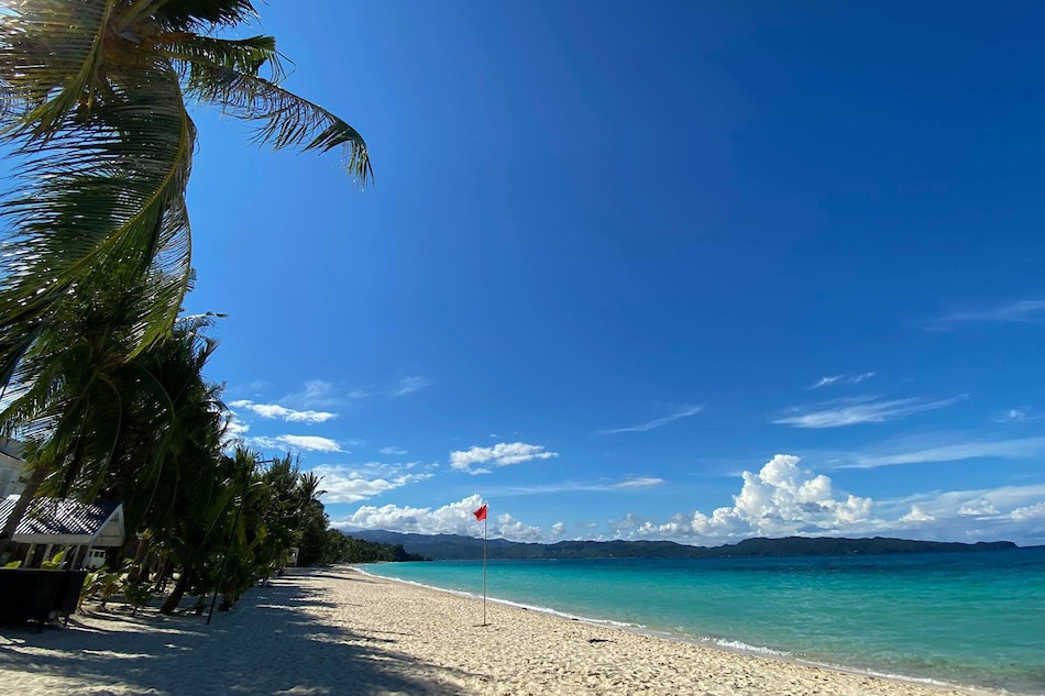 Boracay as it reopens to tourists amid the COVID-19 pandemic in this photo taken on October 1, 2020. 