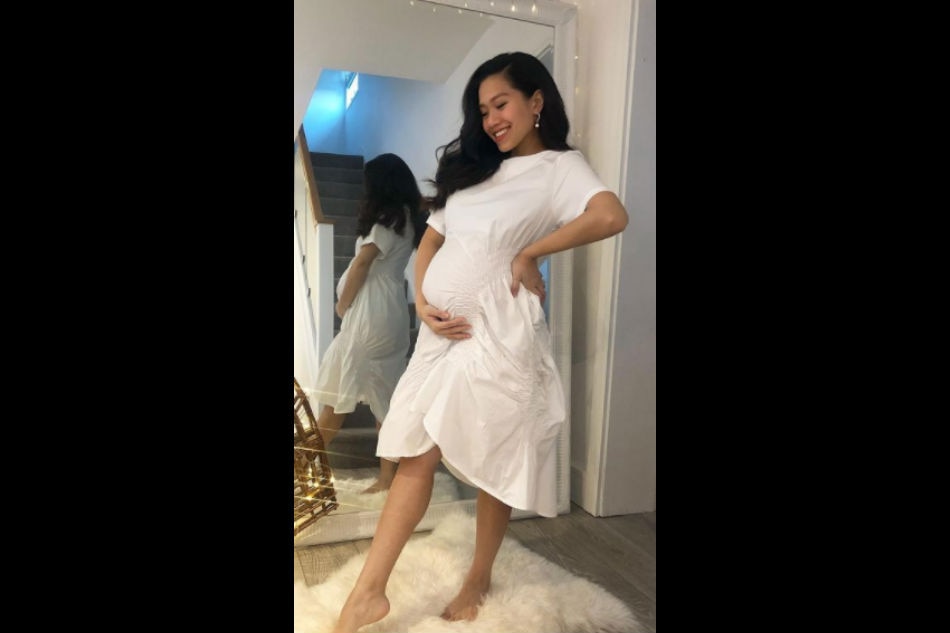 '10 weeks to go for me': Rachelle Ann Go flaunts bigger baby bump | ABS ...