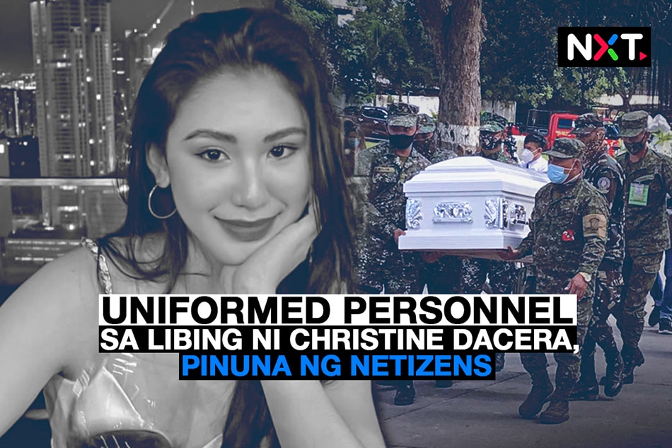 Uniformed Personnel Sa Libing Ni Christine Dacera Pinuna Ng Netizens 8257