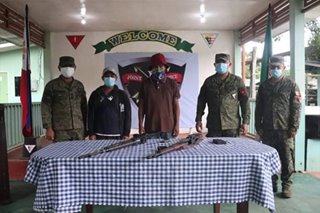 2 Abu Sayyaf members surrender to military in Basilan
