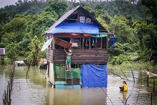 Massive flooding in Jipapad town, Eastern Samar