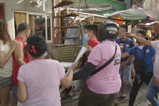 Clearing ops sa Pasay City nauwi sa tensiyon