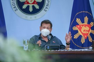 Emulating Queen Elizabeth: Palace says Duterte to take COVID-19 vaccine in private
