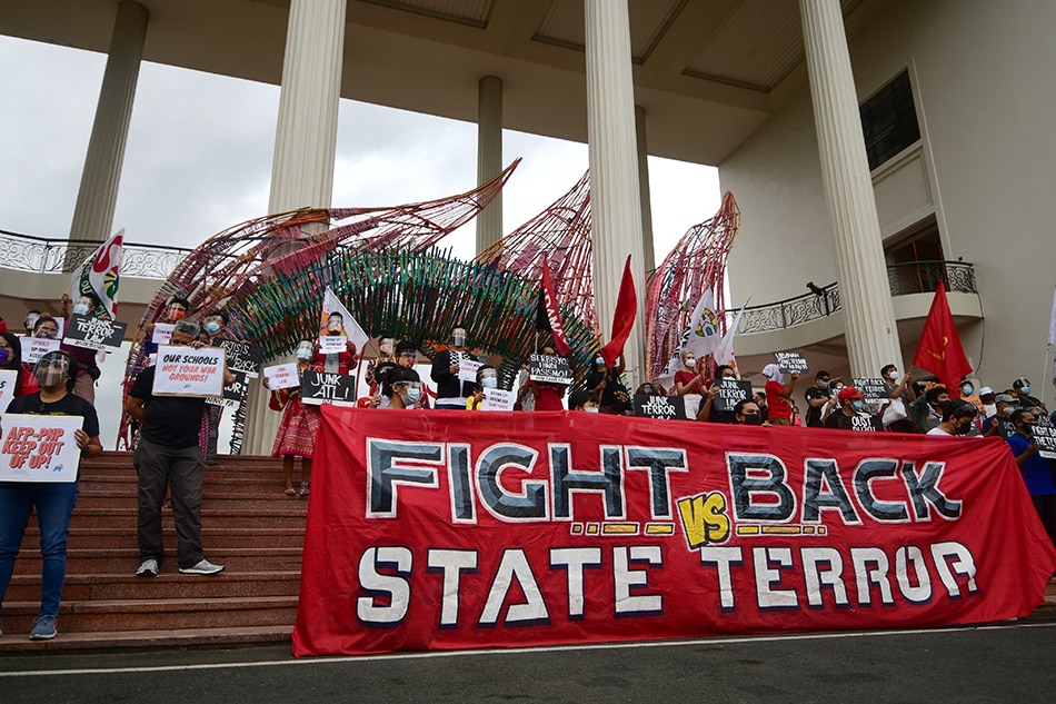 &#39;Fight back&#39;: UP community slams termination of accord prohibiting military in campus premises 1
