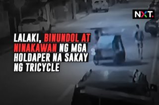 Lalaki, binundol at ninakawan ng mga holdaper na sakay ng tricycle