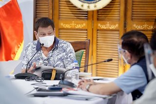 Duque hopes Duterte changes mind on getting COVID-19 shots privately