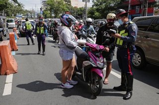 Enforcing traffic rules in España, Manila