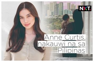 Anne Curtis, nakauwi na sa Pilipinas