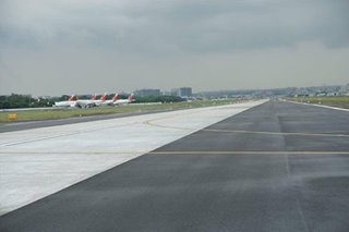 NAIA opens upgraded runway for domestic flights