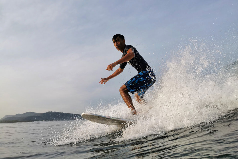 Riding the waves in Nasugbu