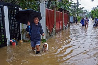 Pet rescued as floodwater rises in Tandag due to Auring